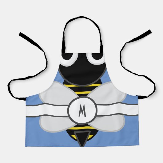 Tablier Enfants Monogrammé BumbleBee Apron (Recto)