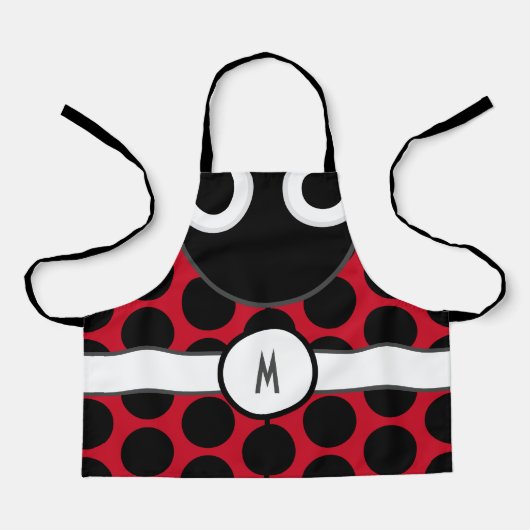 Tablier Enfants Monogramme Ladybug Apron (Recto)