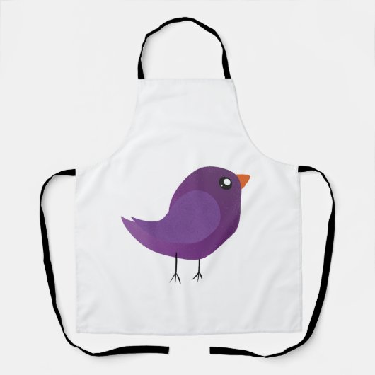 Tablier Enfants oiseau mignon (Recto)