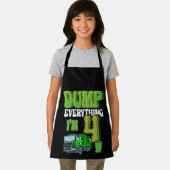 Tablier Enfants Recyclage des ordures 4 ans Vieux camion à (Insitu)