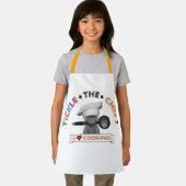 Tablier Enfants "Tickle Chef" Drôle Chat, Orange (Insitu)