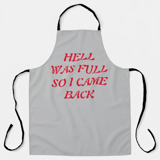 Tablier enfer (Recto)