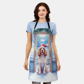 Tablier English Cocker Spaniel Poste de soins infirmiers C (Porté)