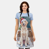 Tablier English Setter Cozy Classroom Teacher Santa (Porté)