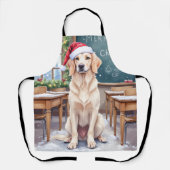 Tablier English Setter Cozy Classroom Teacher Santa (Recto)