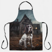 Tablier English Springer Spaniel Halloween Épouvantable (Recto)