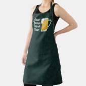 Tablier Enregistrer l'eau Boire de la bière Citation amusa (Insitu)