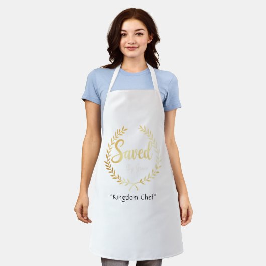 Tablier Enregistrer par Grace Apron - Custom Faith Cadeau (Porté)