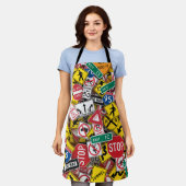 Tablier Enseignant de la conduite Collage des panneaux de  (Porté)