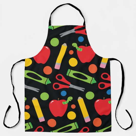 Tablier Enseignant de retour à l'école (Recto)