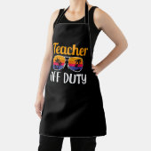 Tablier Enseignant hors service, Cadeau pour enseignant, V (Insitu)