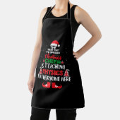 Tablier Enseignants en physique de Noël, Enseignant de Noë (Insitu)