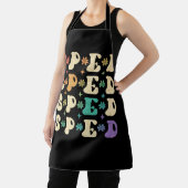 Tablier Enseignants Super de la vitesse rétro Retour à l'é (Insitu)