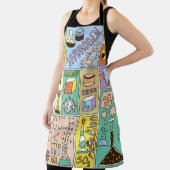 Tablier Ensemble de bannières de sciences de la chimie. Ma (Insitu)