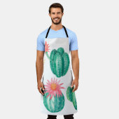 Tablier Ensemble de cactus à fleurs. Éléments isolés sur u (Porté)