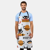 Tablier Ensemble de chats mignons illustration design vint (Porté)