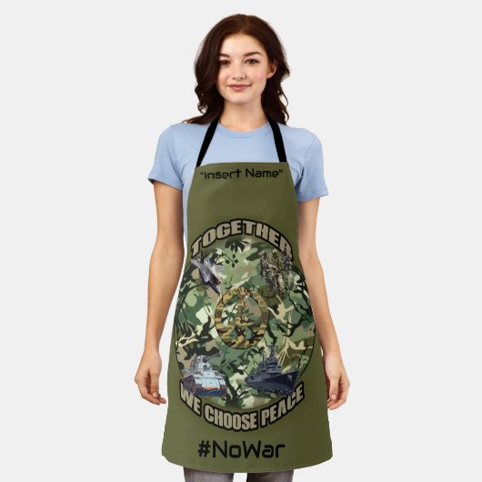 Tablier Ensemble, nous choisissons la paix (Porté)