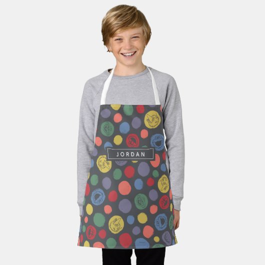 Tablier Ensemble Polka Motif (Porté)