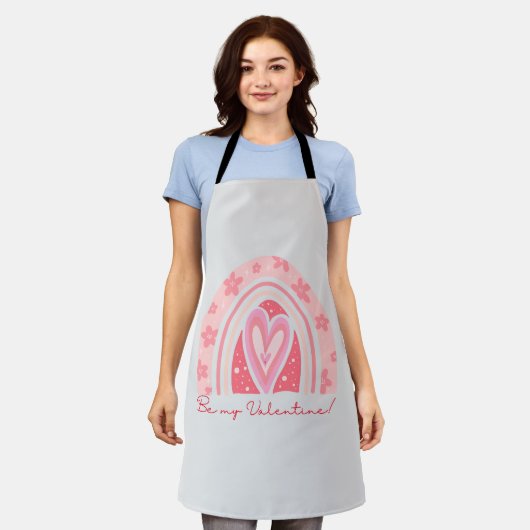 Tablier Ensemble pour toujours Heureuse Sainte-Valentin 20 (Porté)
