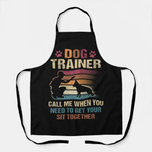 Tablier Entraîneur De Chiens Appelez-Moi Quand Vous Avez B