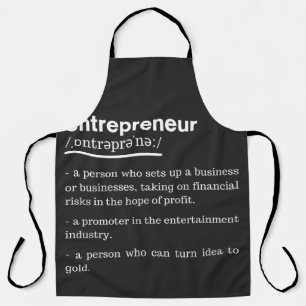 Tablier Entrepreneur Définition Amusant Propriétaire d'e