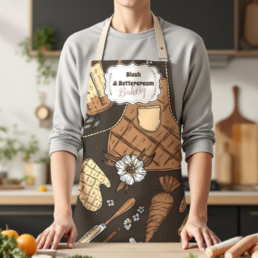 Tablier Entreprise de Boulangerie Rustique