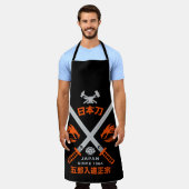 Tablier Épée japonaise Katana (Porté)