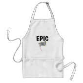 Tablier Epic Finish Line Checkered Racing Flag (Devant)