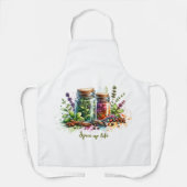 Tablier Épicez votre vie avec une élégance infusée d'herbe (Recto)