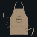 Tablier Épouse d'équipe domestique personnalisée<br><div class="desc">Célébrez l'équipe du marié avec style avec l'Apron de la fête de la mariée personnalisée de l'équipe. Ce tablier personnalisé est l'accessoire parfait pour la demoiselle d'honneur ou n'importe quel membre de la fête de mariage, ajoutant une touche de personnalisation et un sentiment d'unité pendant les préparatifs et les festivités...</div>