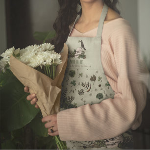 Tablier Épouse gothique ou mort Mariage irlandais crâne fl