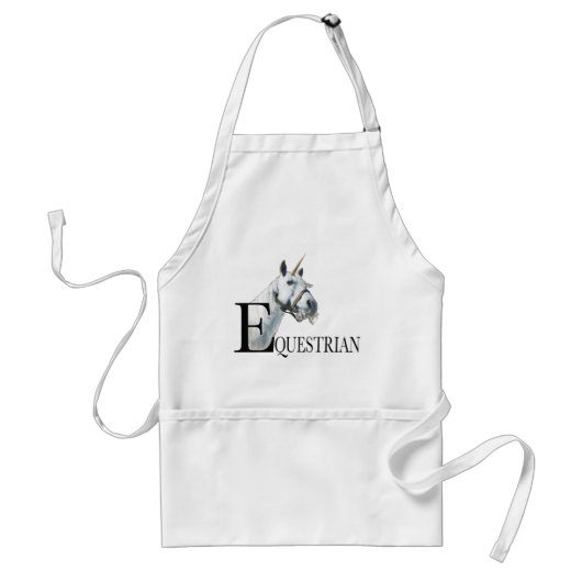 Tablier Equestre Unicorne côté oeil Apron (Devant)