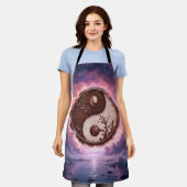 Tablier Équilibre au clair de lune – Yin Yang de la lumièr (Porté)