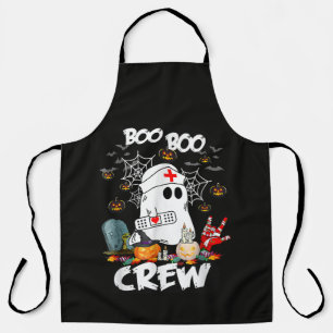 Tablier Équipage Boo Boo Infirmière Fantôme Halloween Épou