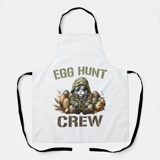 Tablier Équipage de chasseur d'oeufs de Pâques Camo Chasse (Recto)