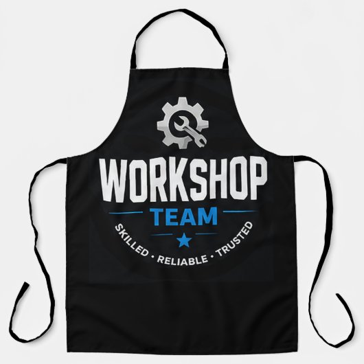 Tablier ⚙️ Équipe d'atelier Garage Moderne ⚙️ (Recto)