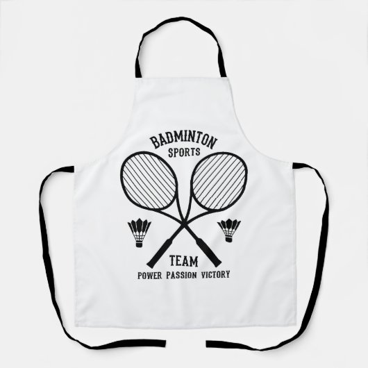 Tablier Équipe de badminton (Recto)