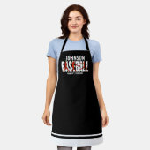 Tablier Équipe de baseball AJOUTER NOM Champion Joueur de  (Porté)