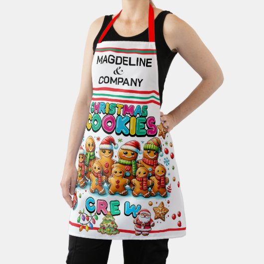 Tablier Équipe de biscuits de Noël (Insitu)