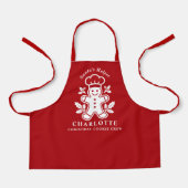 Tablier Équipe de biscuits de Noël pour enfants assistant (Recto)