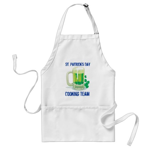 Tablier Équipe de boisson de St. Patricks personnalisable (Devant)
