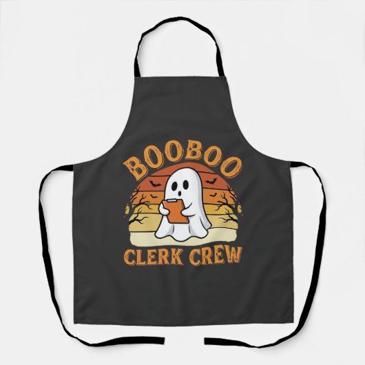 Tablier Équipe de commis Booboo Création de fantôme Hallow (Recto)