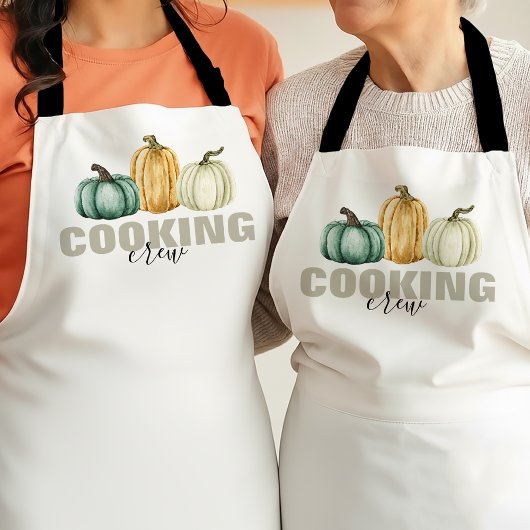 Tablier Équipe de cuisine de la fête de Thanksgiving