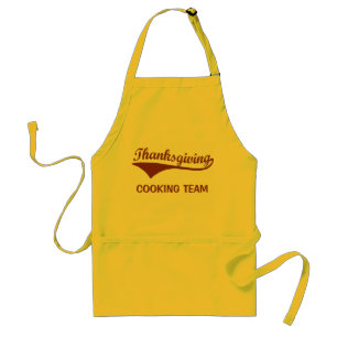 Tablier Équipe de cuisine de thanksgiving