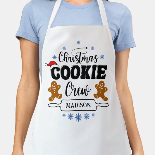 Tablier Équipe de cuisson de biscuits de Noël