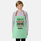 Tablier Équipe de cuisson des cookies officiels ajouter le (Porté)
