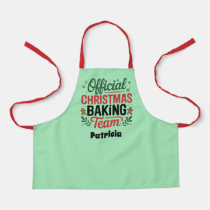 Tablier Équipe de cuisson des cookies officiels ajouter le