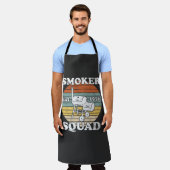 Tablier Équipe de fumeurs rétro BBQ Est.1976 T-Shirt (Porté)
