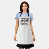 Tablier Équipe de joueurs de baseball rétro personnalisés  (Porté)