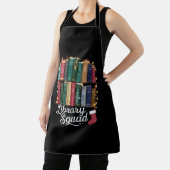 Tablier Équipe de lecture de la bibliothèque de Noël amour (Insitu)